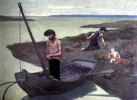 Pierre Puvis de Chavannes The Poor Fisherman Sweden oil painting art